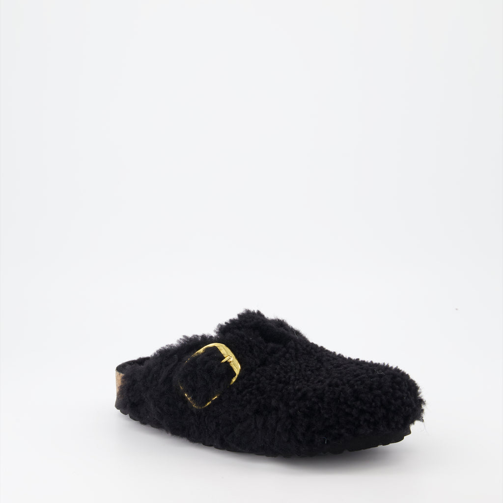 Offene schuhe Mules Boston Birkenstock Schwarz Femme