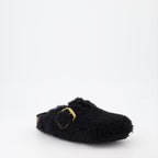 Offene schuhe Mules Boston Birkenstock Schwarz Femme