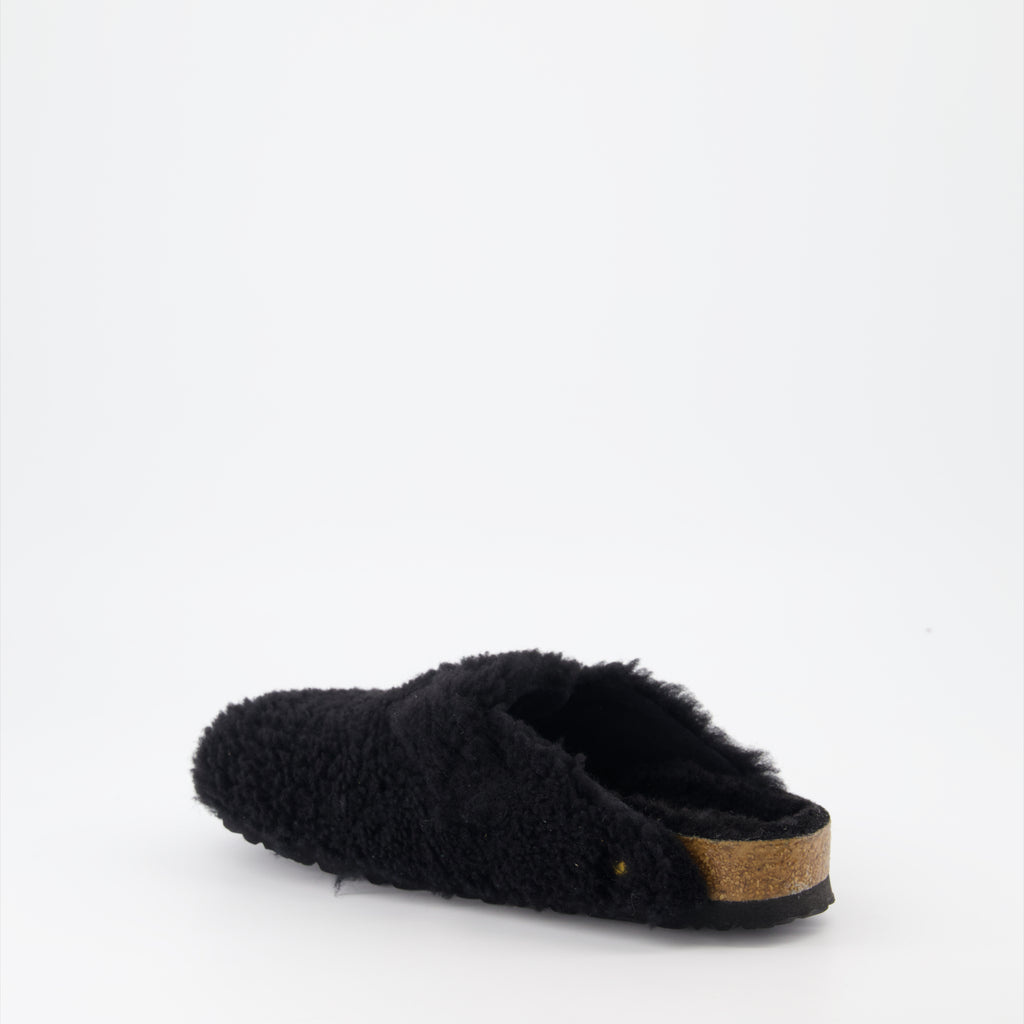 Offene schuhe Mules Boston Birkenstock Schwarz Femme