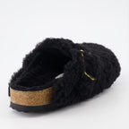 Offene schuhe Mules Boston Birkenstock Schwarz Femme