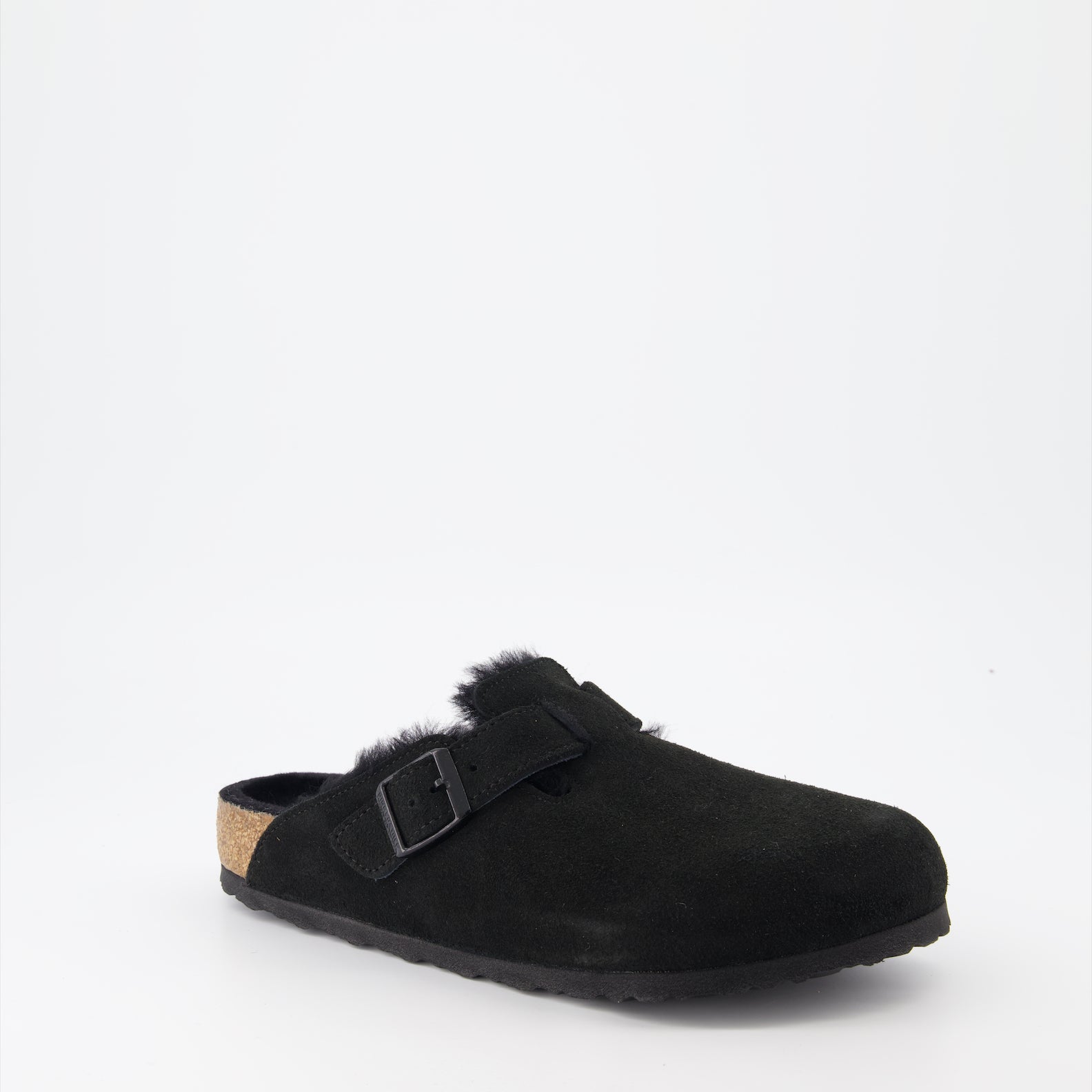 Offene schuhe Mules Boston Birkenstock Schwarz Homme