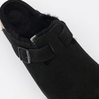 Offene schuhe Mules Boston Birkenstock Schwarz Homme