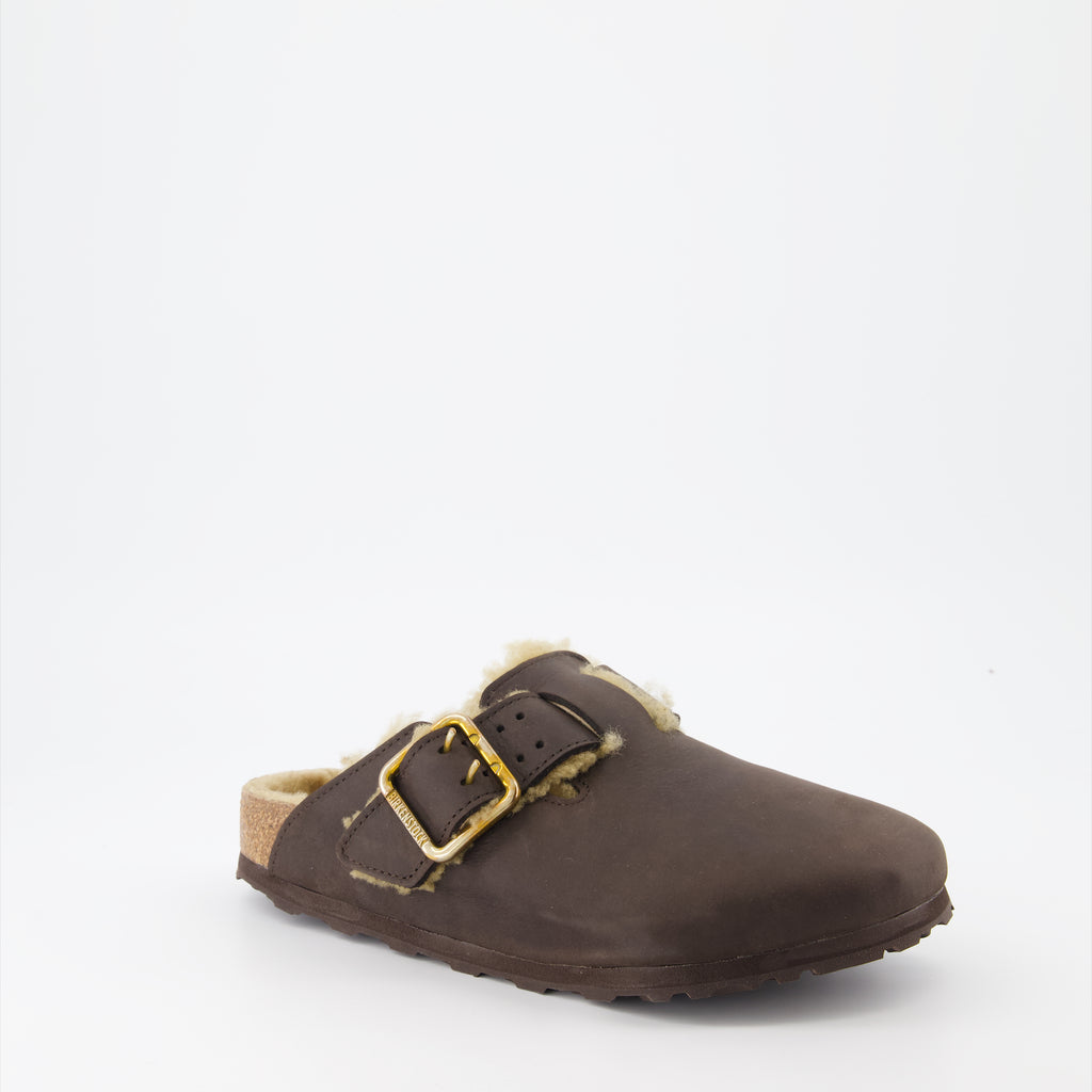 Chaussures ouvertes Mules Boston Bold Birkenstock Marron Homme