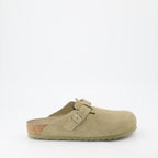 Offene schuhe Mules Boston Birkenstock Khaki Homme