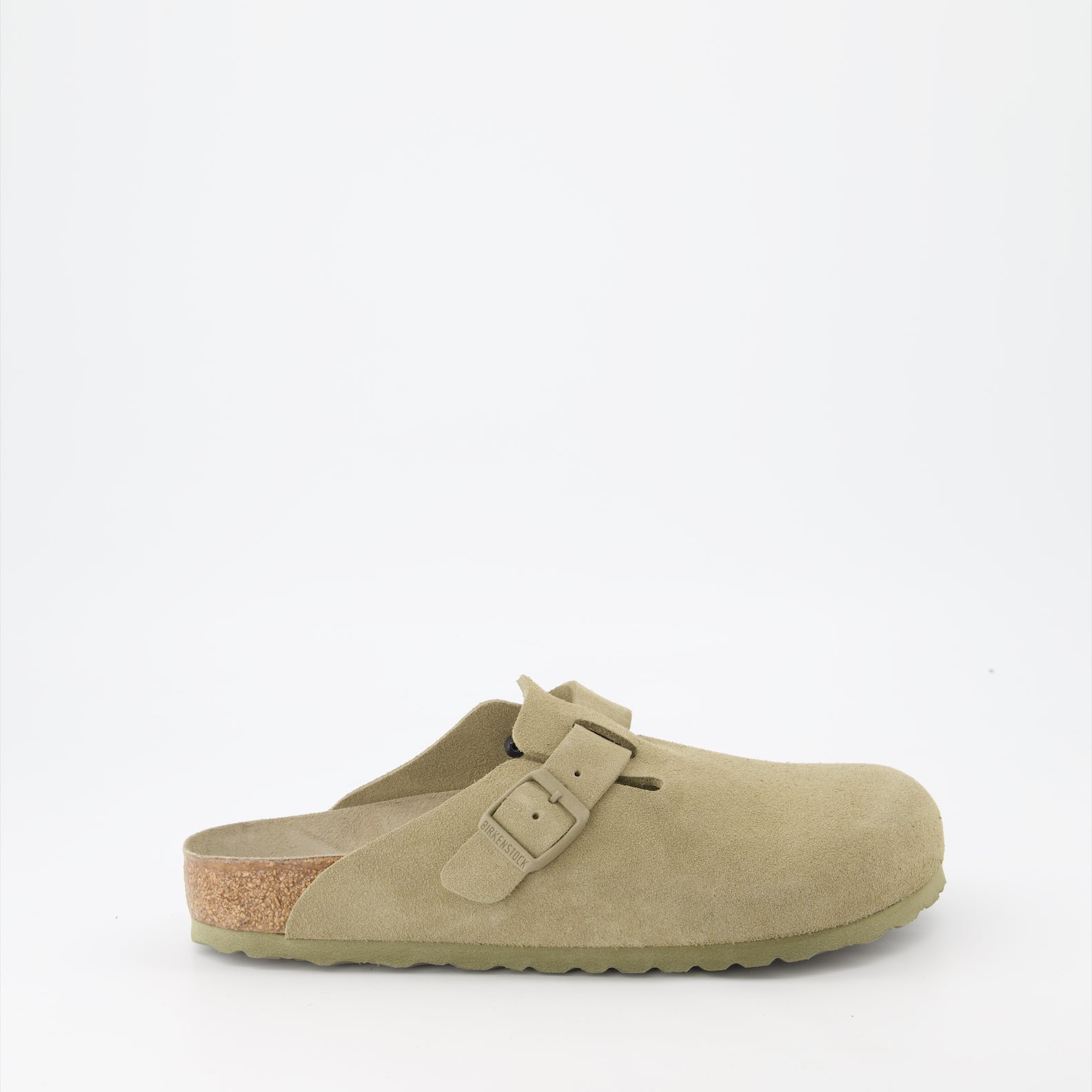 Offene schuhe Mules Boston Birkenstock Khaki Homme
