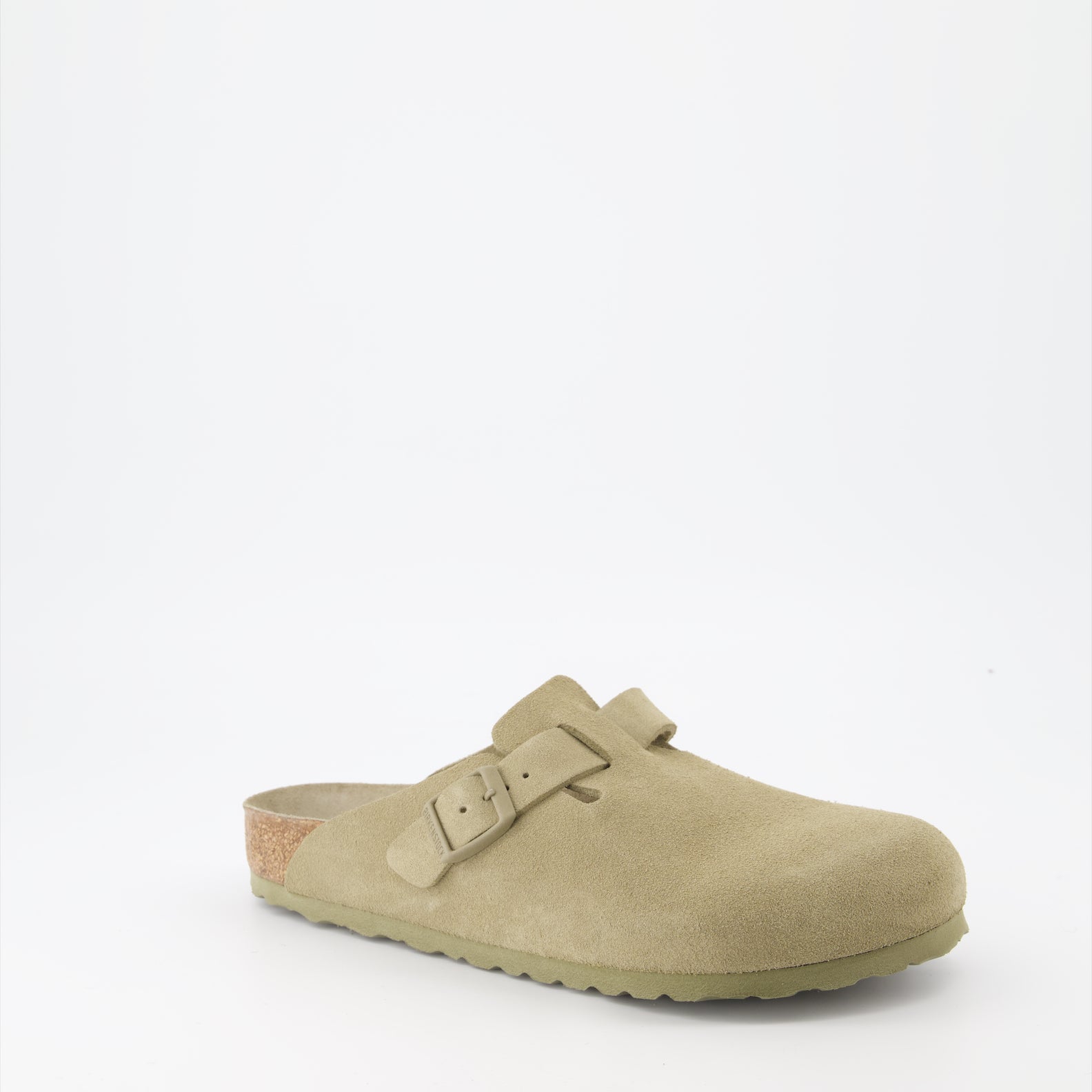 Offene schuhe Mules Boston Birkenstock Khaki Homme
