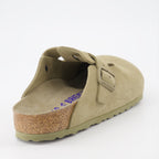Offene schuhe Mules Boston Birkenstock Khaki Homme
