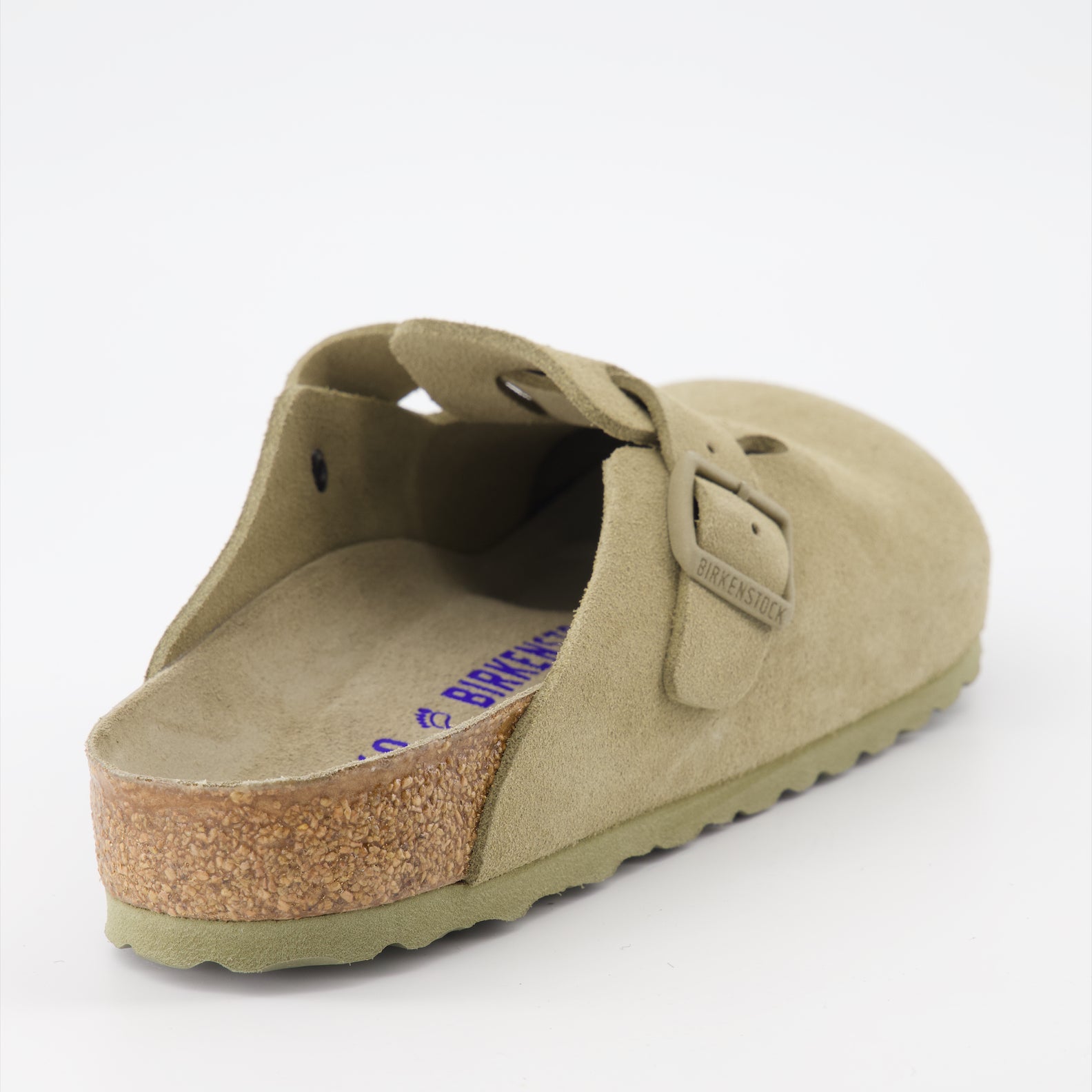 Offene schuhe Mules Boston Birkenstock Khaki Homme