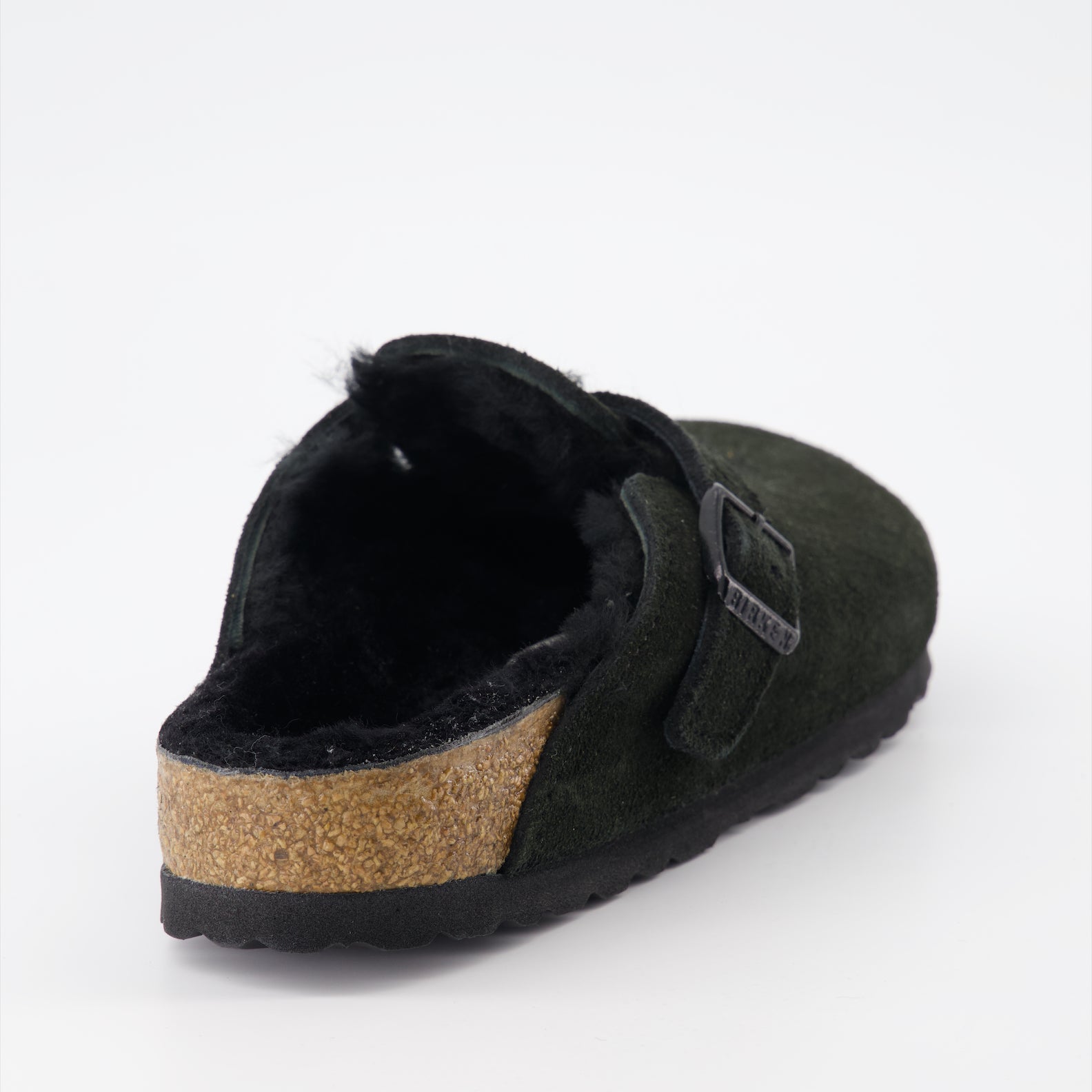 Chaussures ouvertes Mules Boston Birkenstock Noir Femme