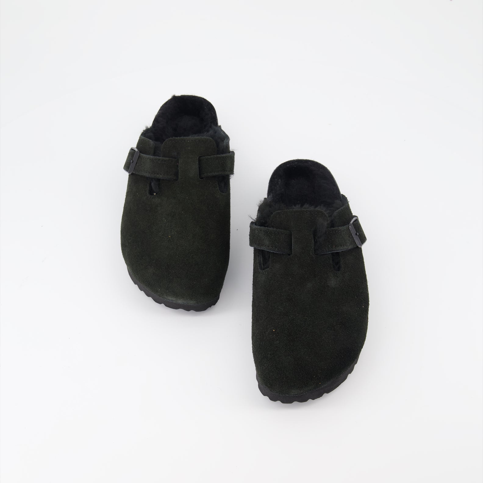 Chaussures ouvertes Mules Boston Birkenstock Noir Femme