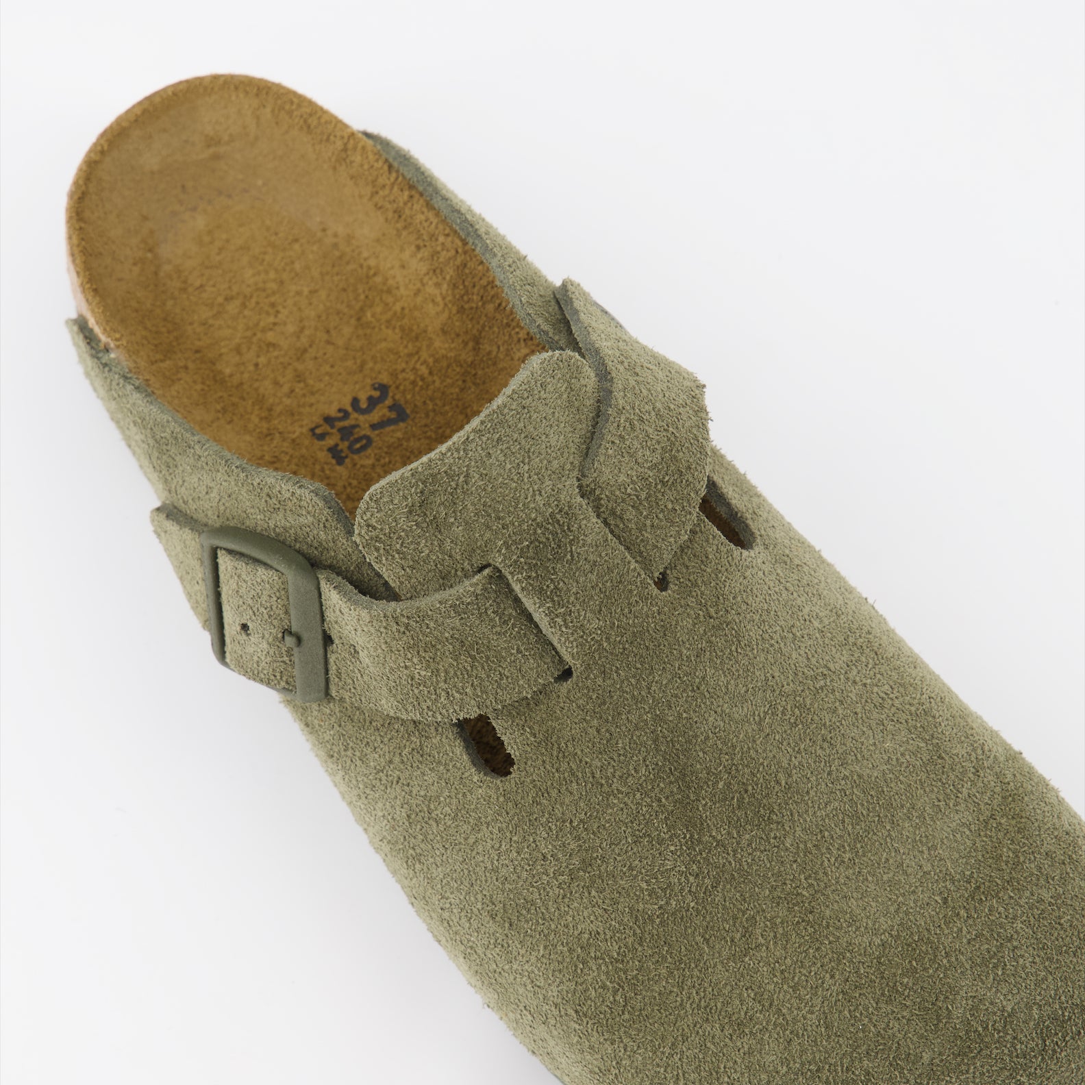 Image de l'article Mules Boston de la marque Birkenstock pour Femme - Saison Automne-Hiver 2025 - Vue détaillée de haut