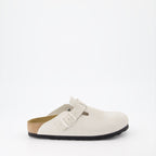 Offene schuhe Mules Boston Birkenstock Beige Femme