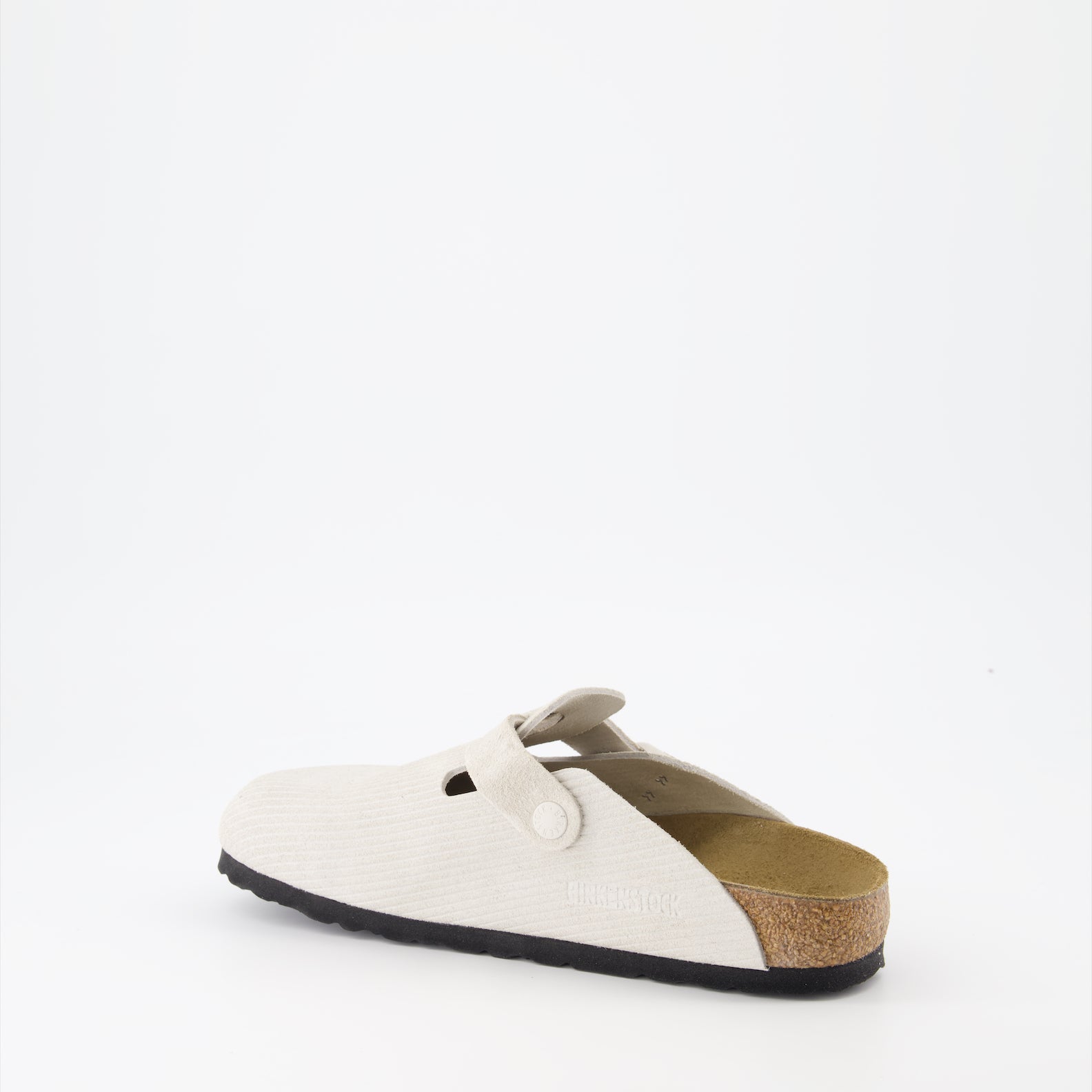 Offene schuhe Mules Boston Birkenstock Beige Femme