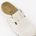 Offene schuhe Mules Boston Birkenstock Beige Femme