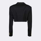 Giacche Giacca Blazer Cropped Palm Angels Nero Femme