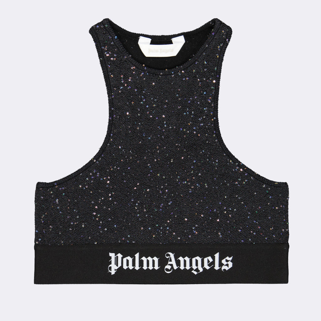 Tops Sports bra Palm Angels Black Women