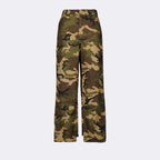 Pantalons Pantalon cargo militaire Palm Angels Kaki Homme