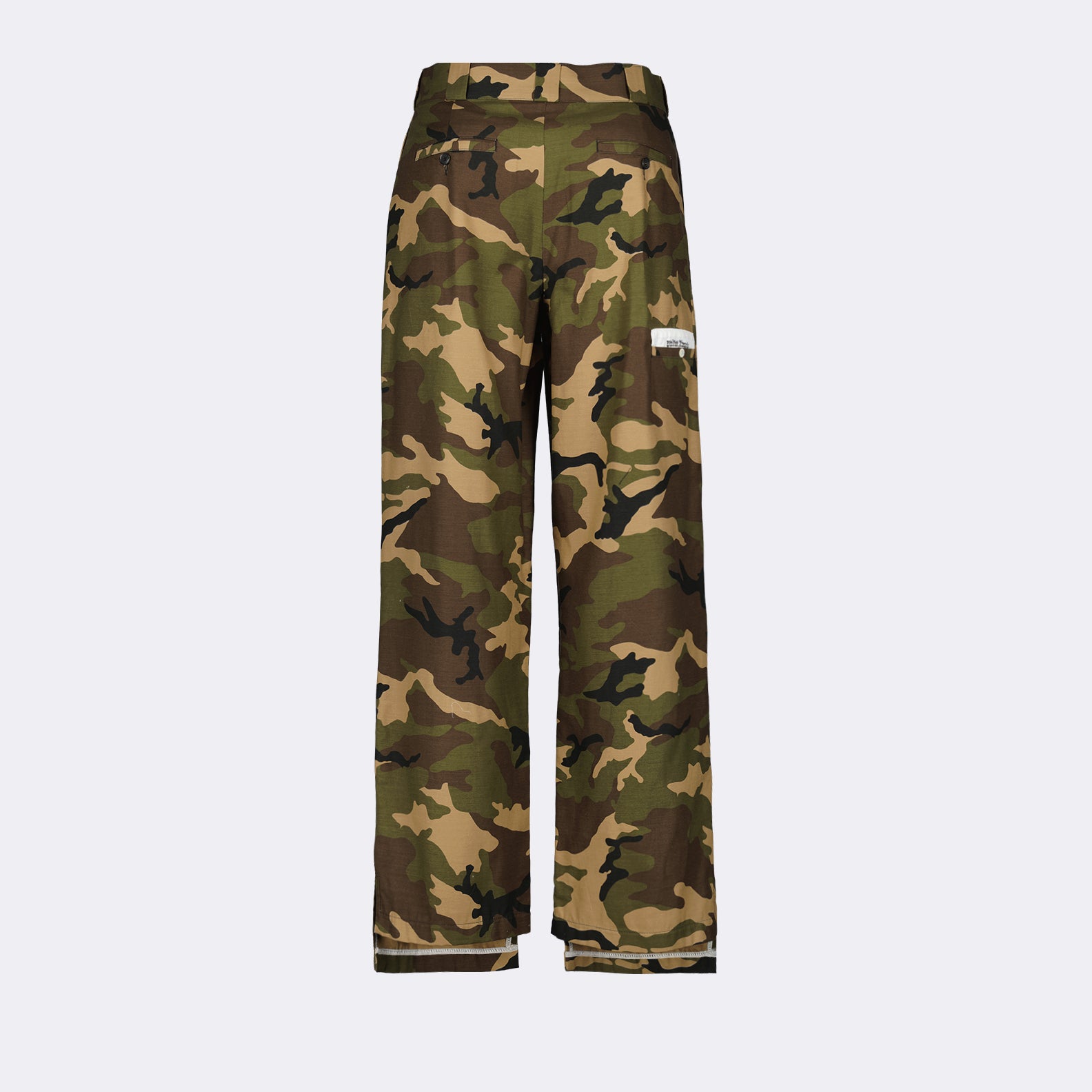 Pantalons Pantalon cargo militaire Palm Angels Kaki Homme