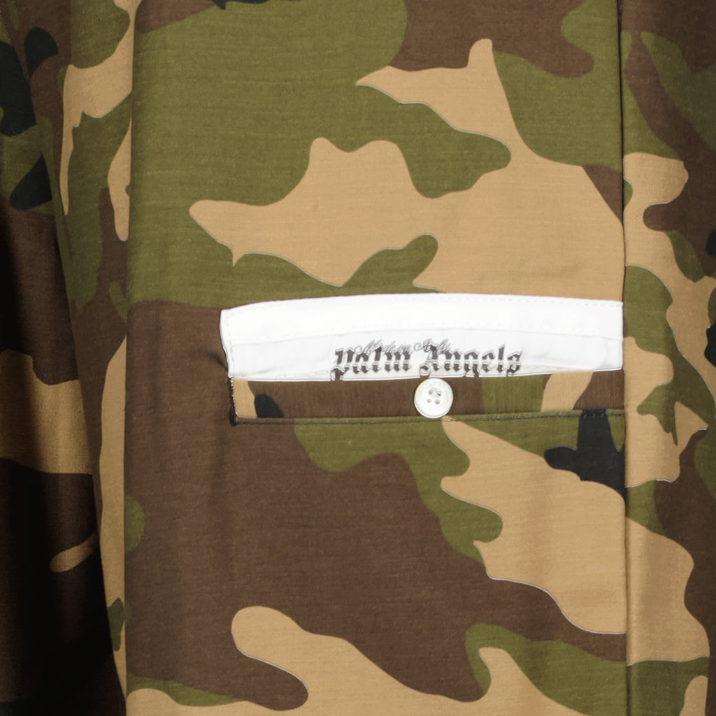 Pantalons Pantalon cargo militaire Palm Angels Kaki Homme