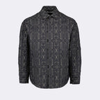Hemden Gep quiltetes Hemd Palm Angels Grau Homme