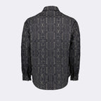 Hemden Gep quiltetes Hemd Palm Angels Grau Homme