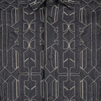 Hemden Gep quiltetes Hemd Palm Angels Grau Homme