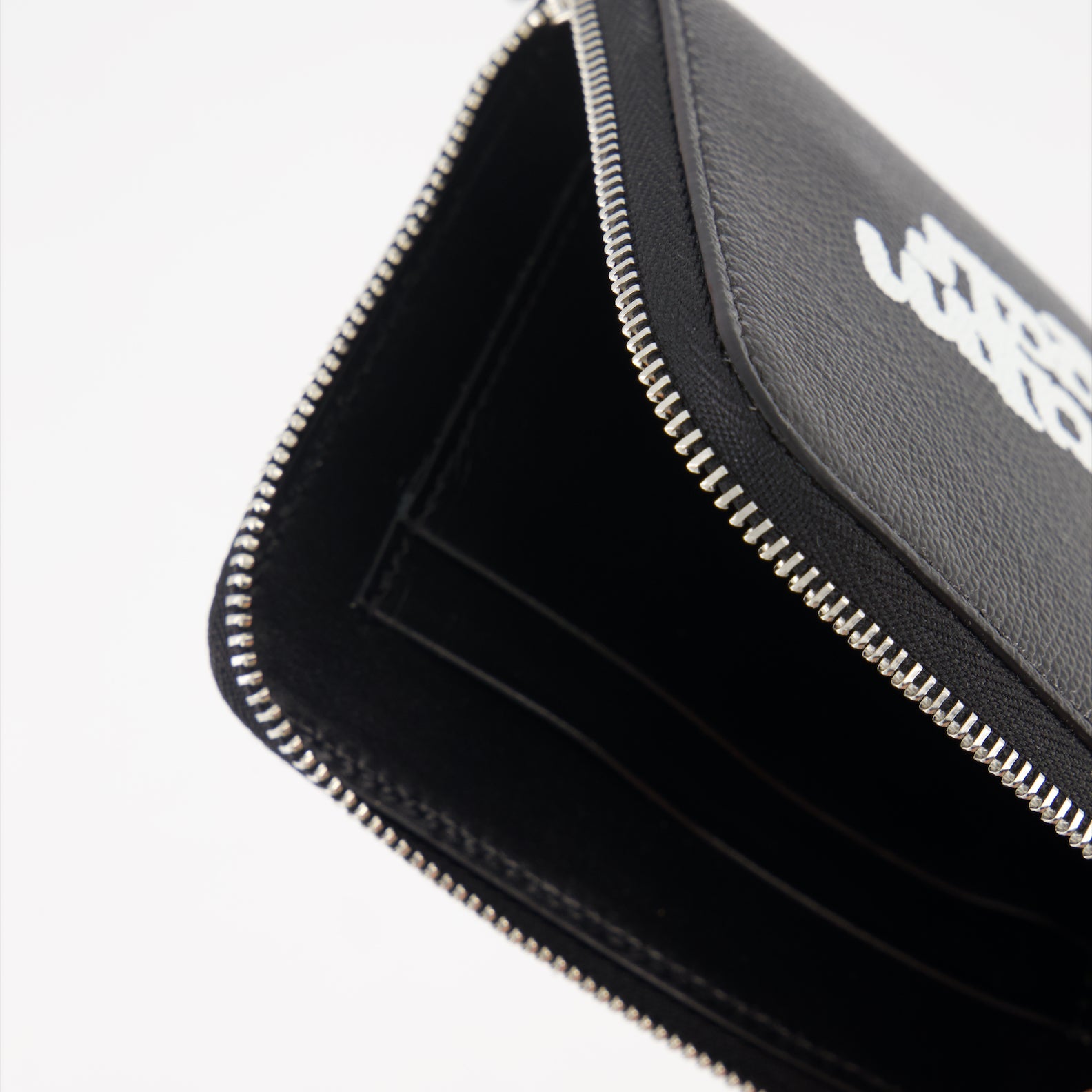 Kleine lederwaren Portemonnaie Sketchy Palm Angels Schwarz Homme