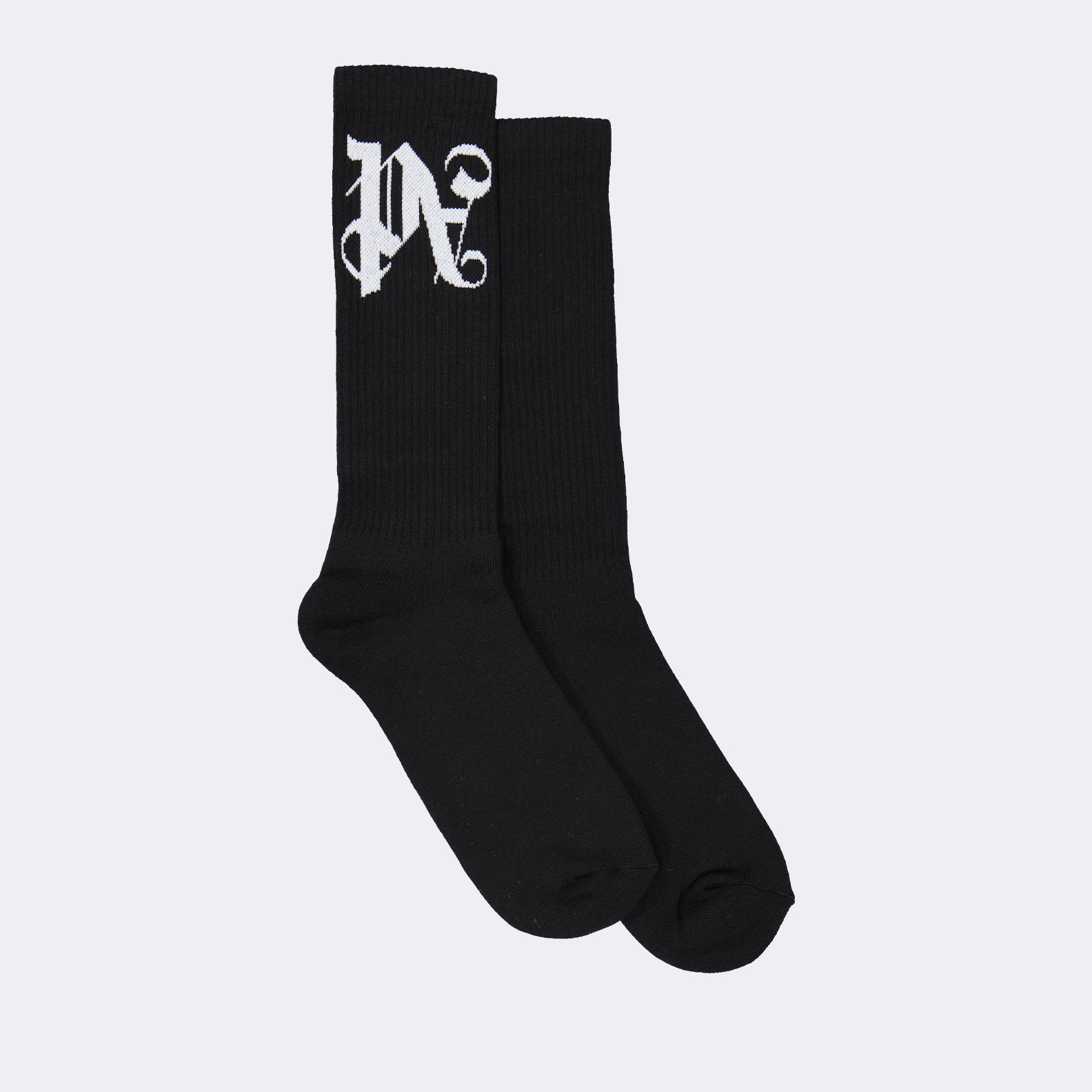 Ropa interior y homewear Chaussettes PA Monogram Palm Angels Negro Homme