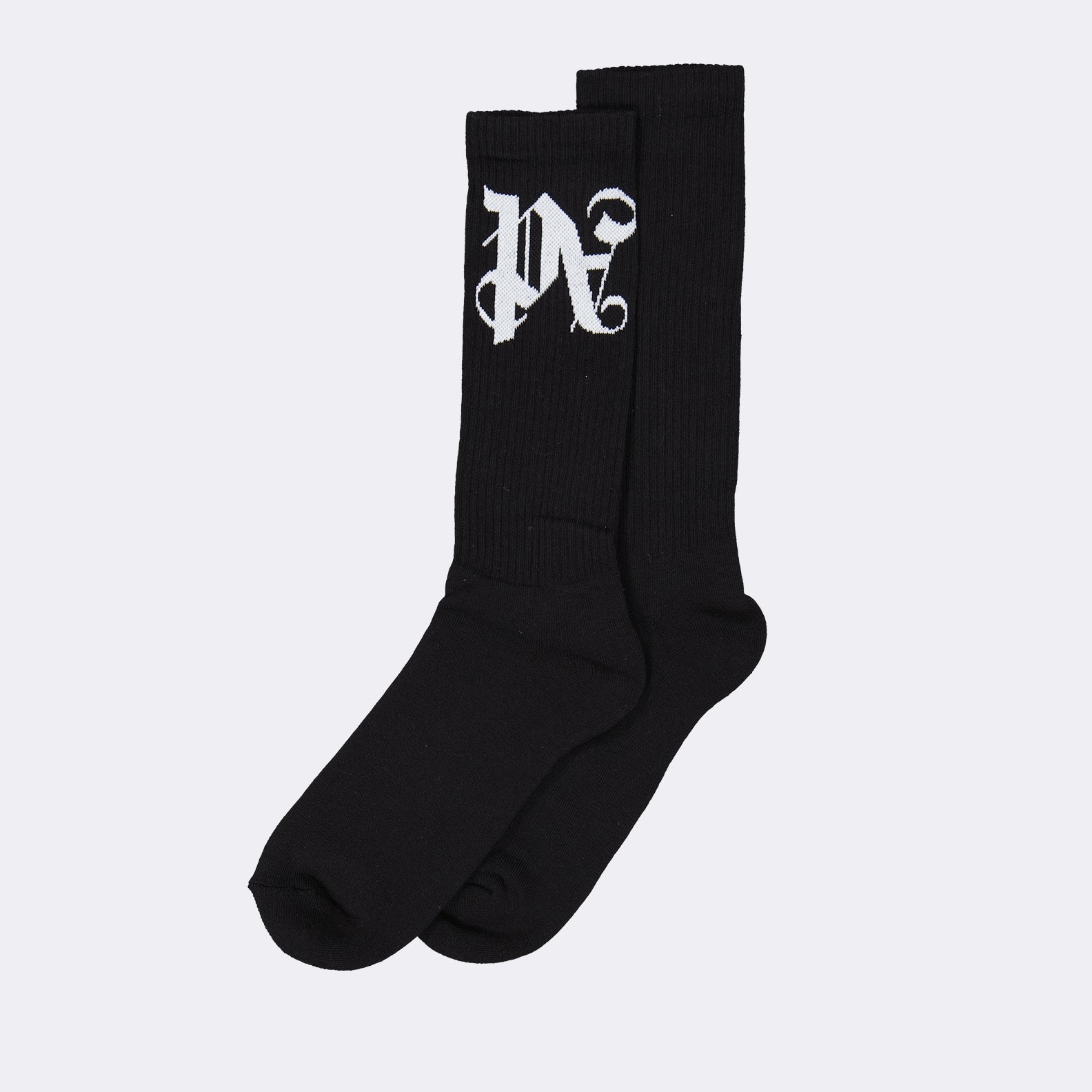 Ropa interior y homewear Chaussettes PA Monogram Palm Angels Negro Homme