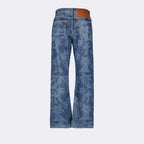 Pantalones Jean Palmity Palm Angels Azul Homme