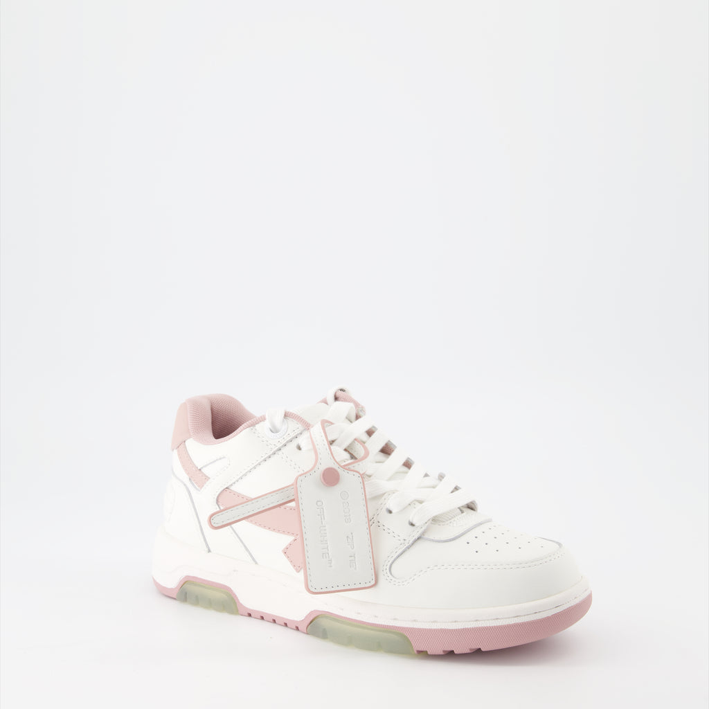 Tênis Baskets Out Of Office Off-White Rosa Femme