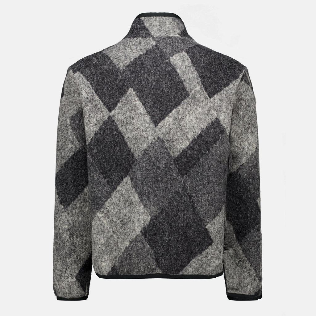 Vestes 지퍼 패턴 울 가디건 Moncler Gris Homme