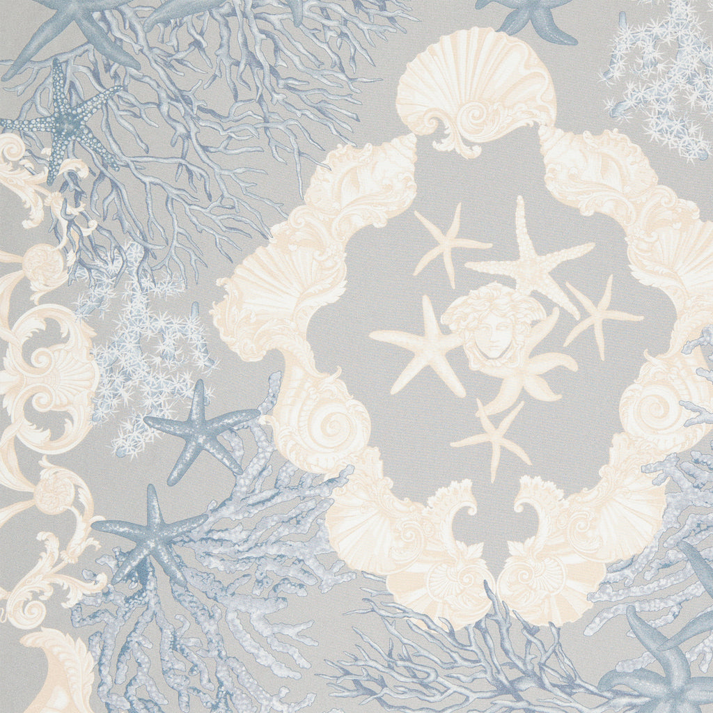 Schals und handschuhe Foulard Barocco Sea Versace Blau Femme