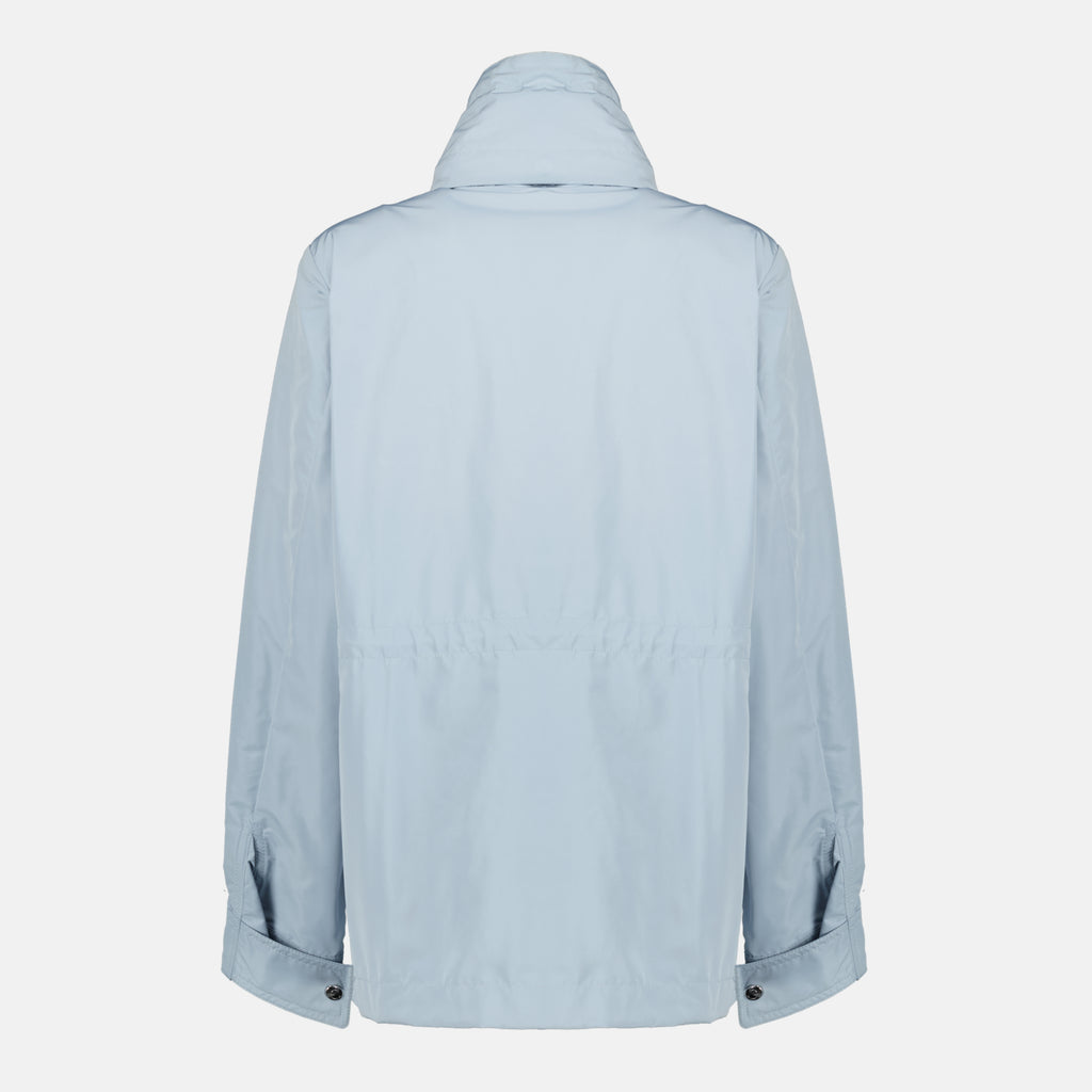 Image of the Enette blue windbreaker from the Moncler brand for Women - Spring-Summer 2026 - Back View
