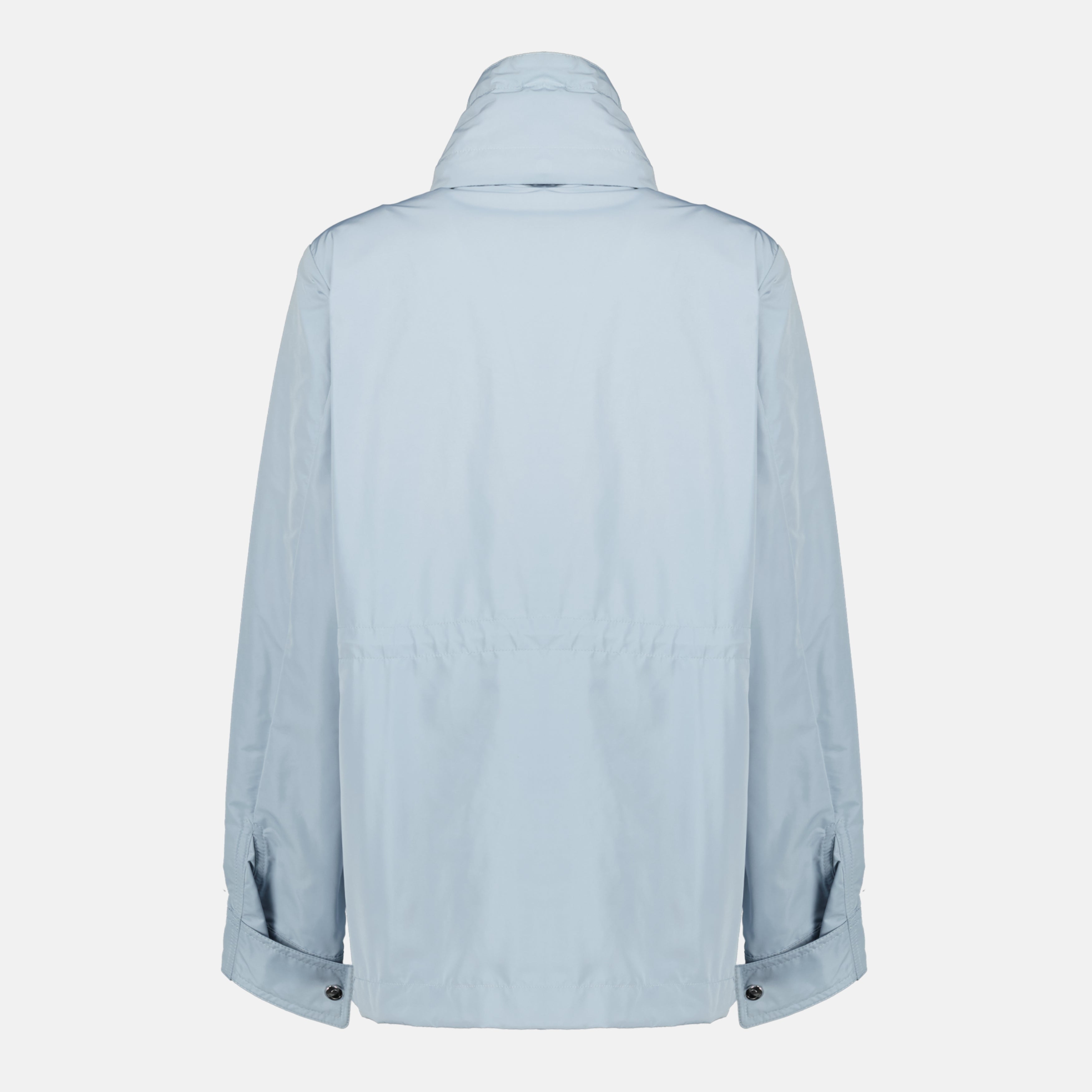 Image of the Enette blue windbreaker from the Moncler brand for Women - Spring-Summer 2026 - Back View