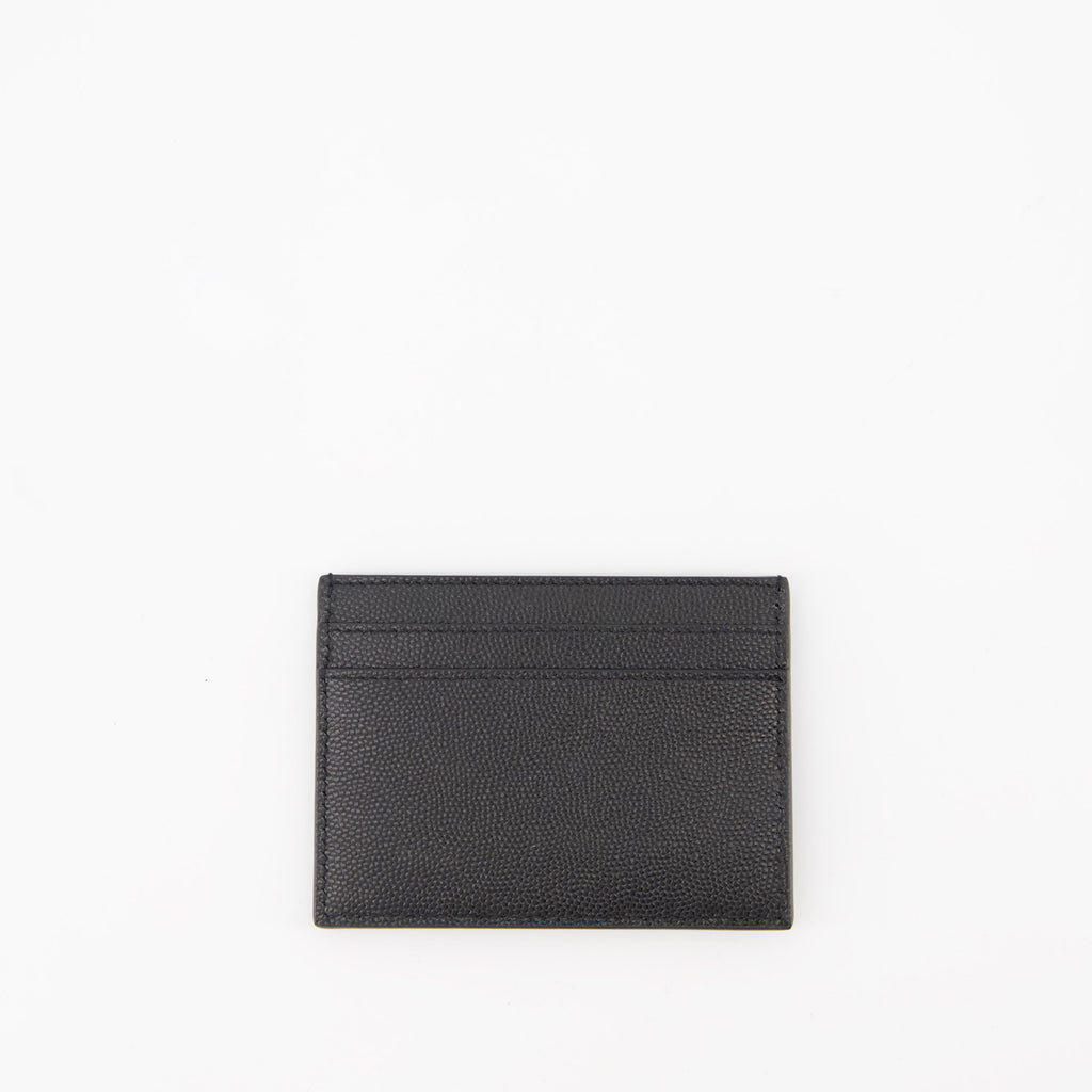 Small leather goods Cassandre Card Holder Saint Laurent Black Homme
