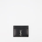 Kleine lederwaren Porte-cartes Cassandre Saint Laurent Schwarz Homme