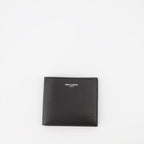 Small leather goods Portefeuille à rabat Saint Laurent Black Homme
