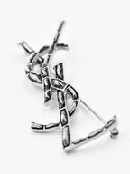 Joias Broche Opyum Saint Laurent Prata Femme