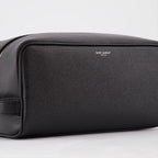 Taschen Trousse de toilette en cuir Saint Laurent Schwarz Homme