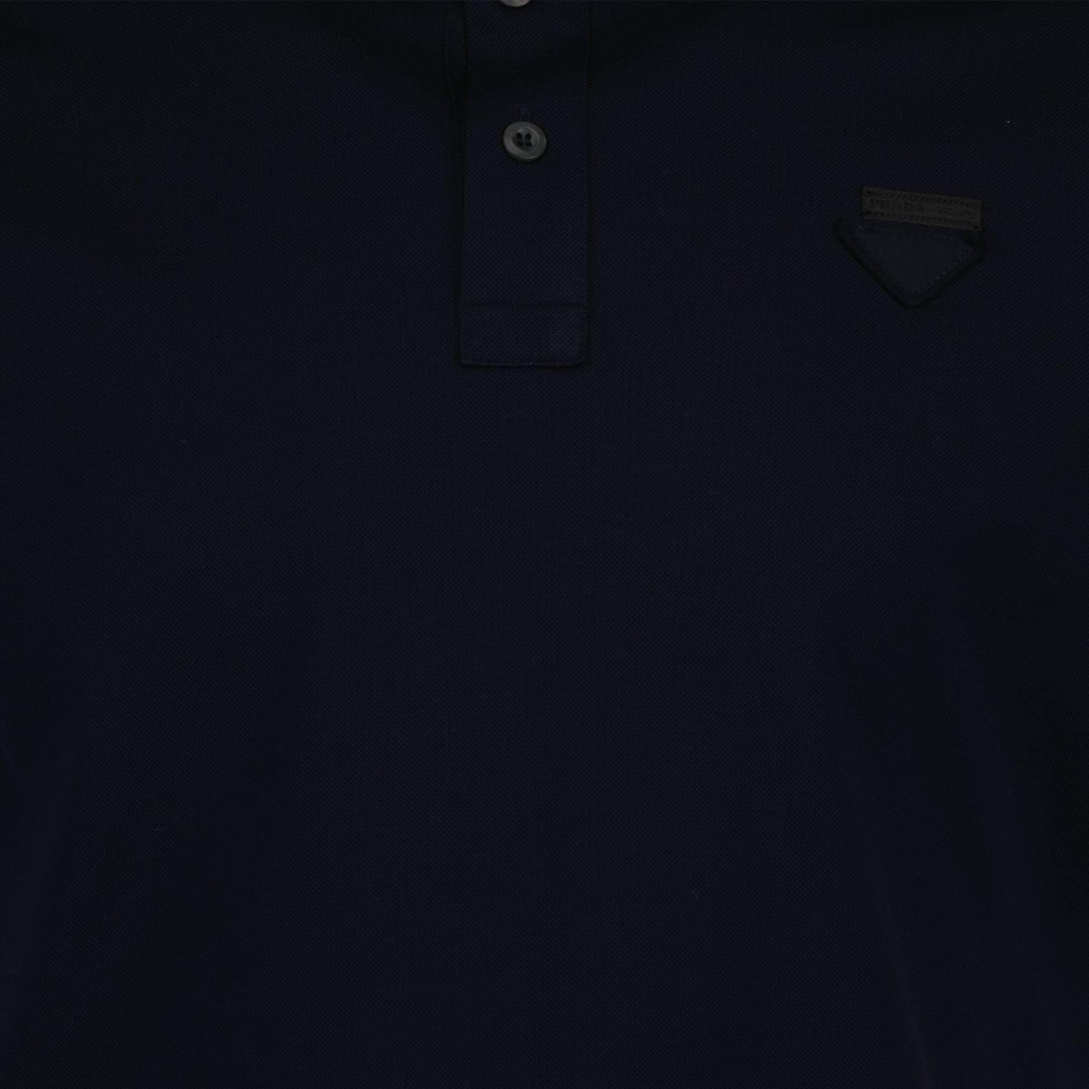 Polos Polo à logo Prada Bleu foncé Homme