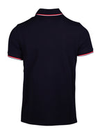 Polo shirts Logo polo shirt Moncler Blue Man