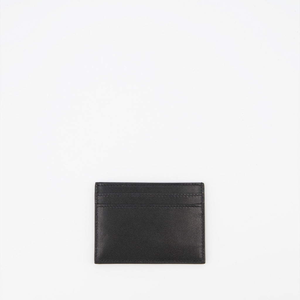 Kleine lederwaren YSL Kartenhalter Saint Laurent Schwarz Homme