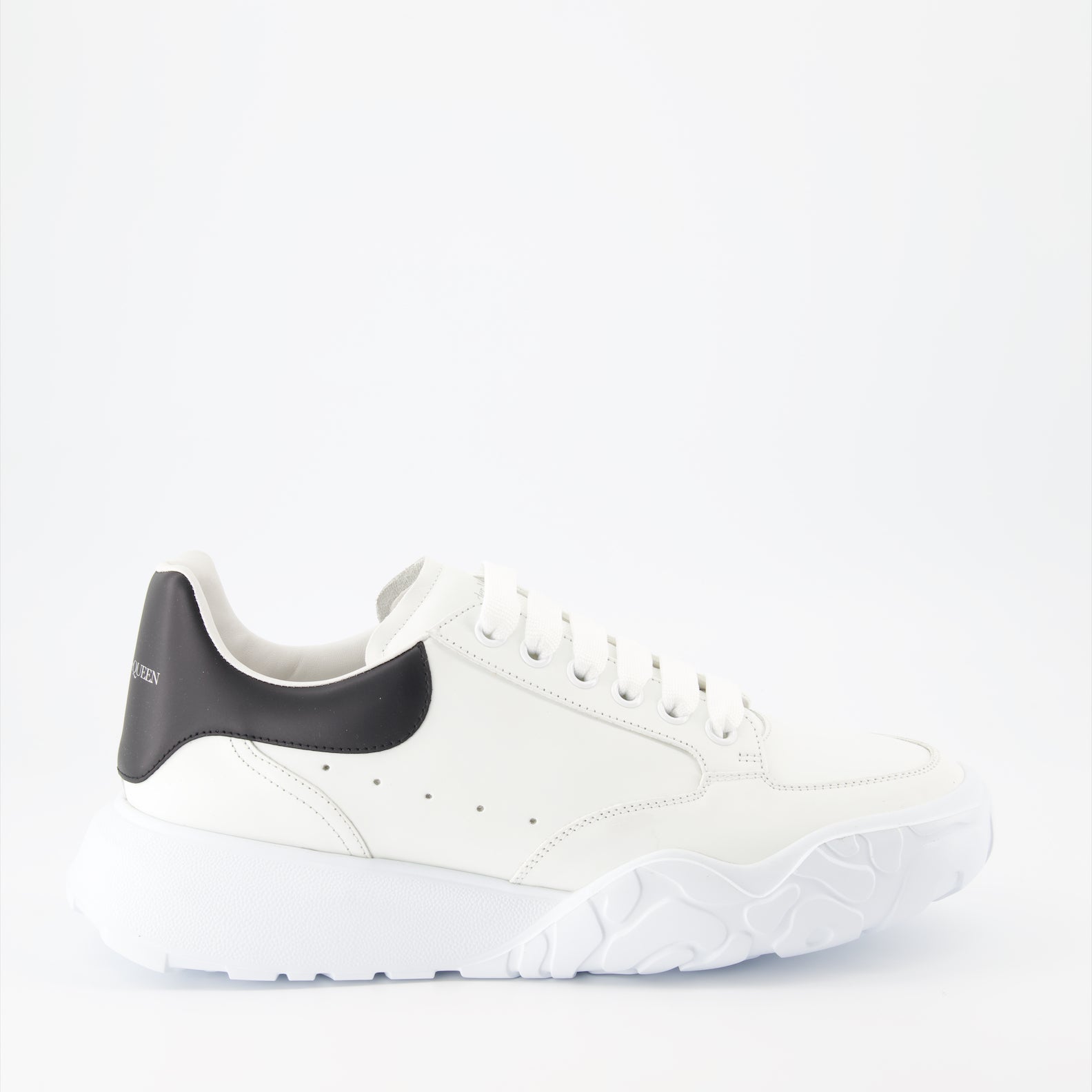 Sneaker Baskets Court Trainers Alexander McQueen Schwarz Homme