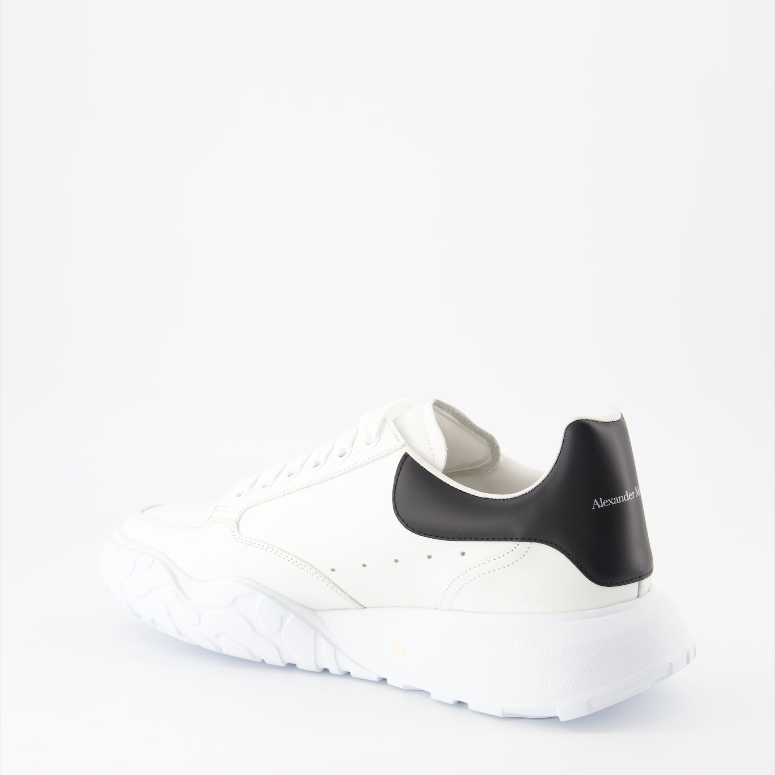Sneaker Baskets Court Trainers Alexander McQueen Schwarz Homme