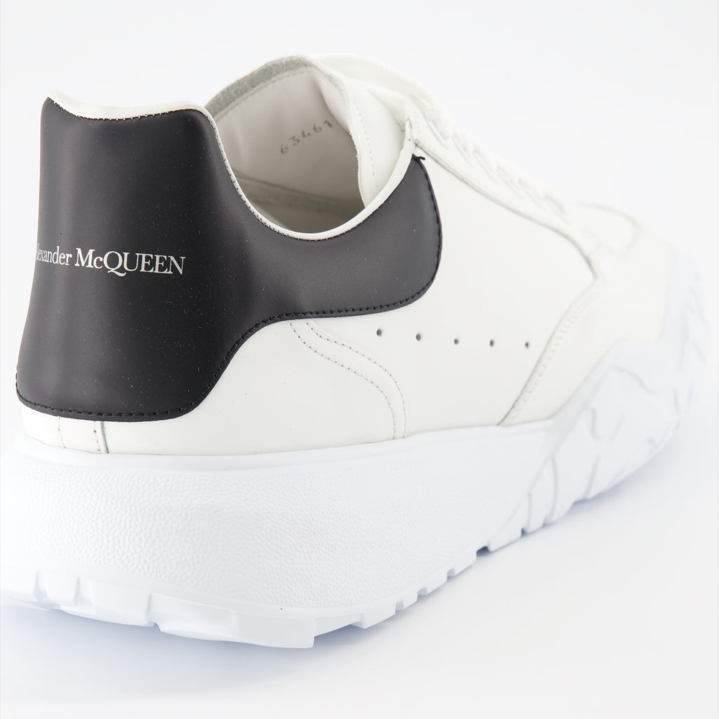 Sneaker Baskets Court Trainers Alexander McQueen Negro Homme