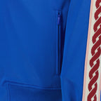 Vestes Veste de survêtement Track Tressée Drole De Monsieur Bleu Homme