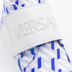Schuhe Baskets Greca Versace Blau Kinder