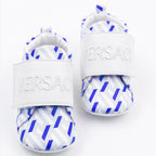 Schuhe Baskets Greca Versace Blau Kinder