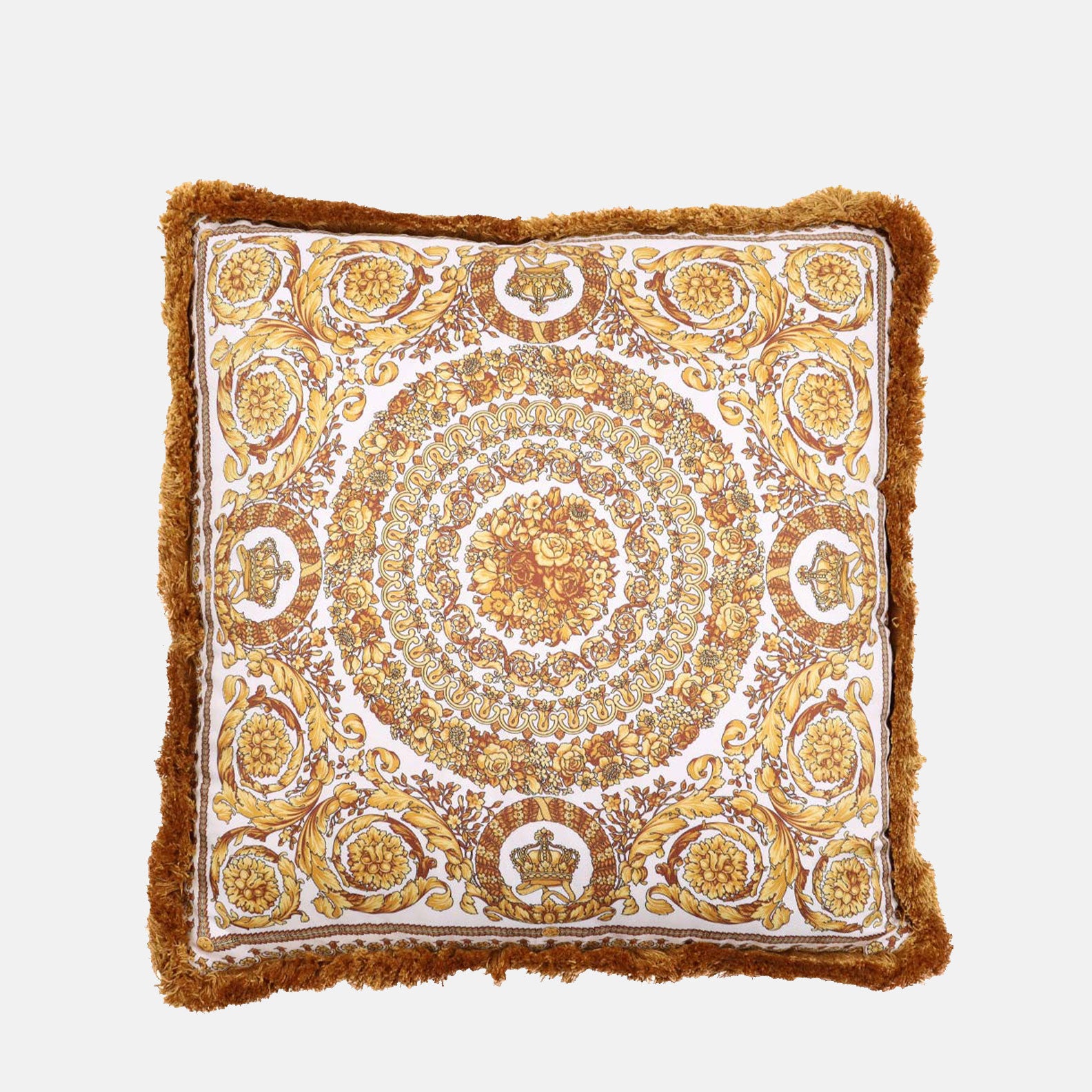 Lifestyle Barocco Foulard reversible cushion Versace Gold Unisex
